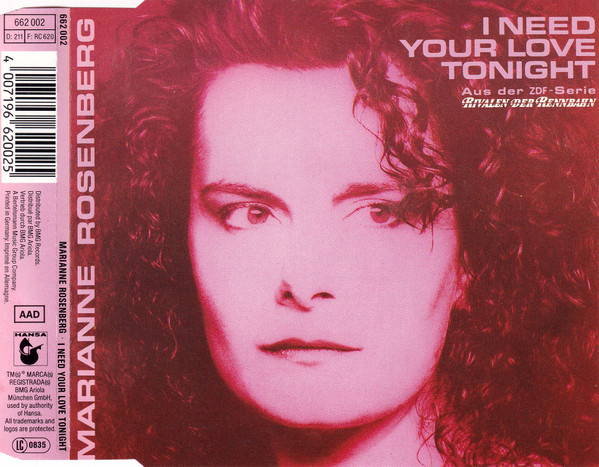 Marianne Rosenberg — I Need Your Love Tonight