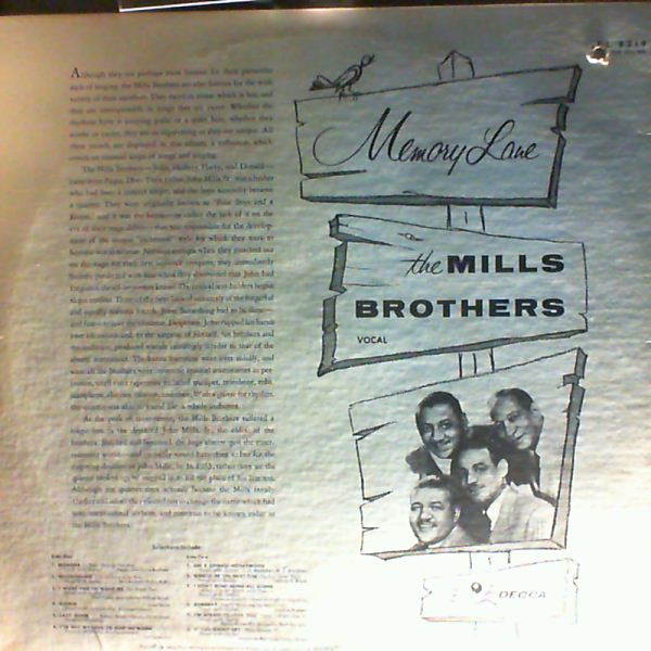 Mills Brothers — Memory Lane