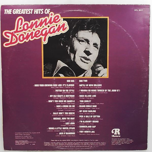 Donegan Lonnie — Greatest Hits Of Donegan Lonnie