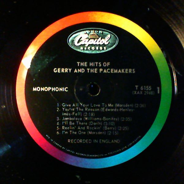 Gerry And The Pacemakers — Hits Of Gerry And The Pacemakers