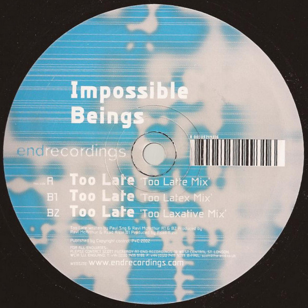 Impossible Beings — Too Late