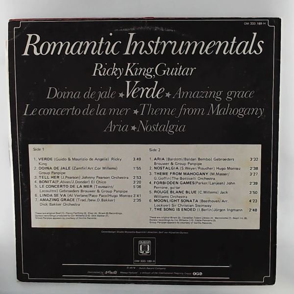 King Ricky — Romantic Instrumentals