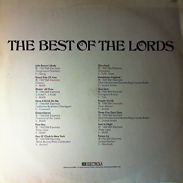 Lords — Best Of The Lords