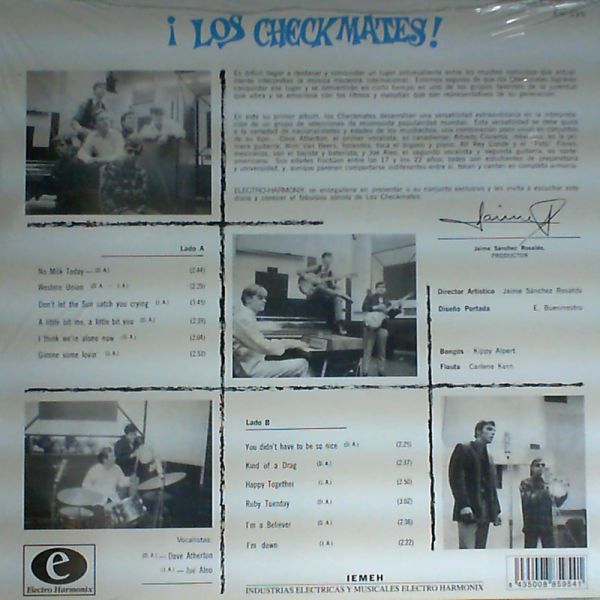 Los Checkmates — Lo mejor de los Monkees, los Beatles, los Turtles, los Rolling Stones y los Herman Hermits