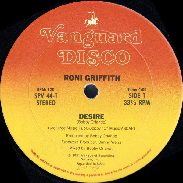 Roni Griffith — Desire
