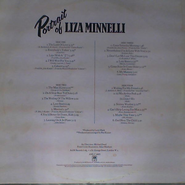 Minnelli Liza — Portrait Of Liza Minnelli