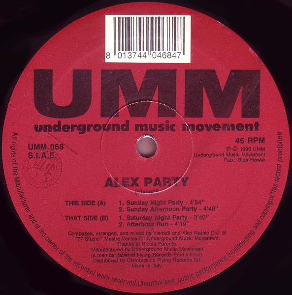 Alex Party — Alex Party (Read My Lips)