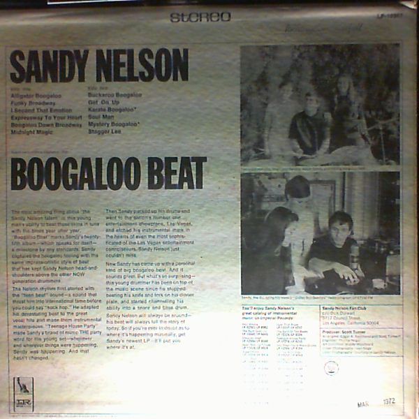 Nelson Sandy — Boogaloo Beat