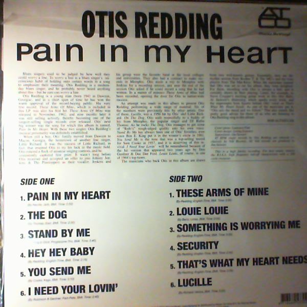 Otis Redding — Pain In My Heart