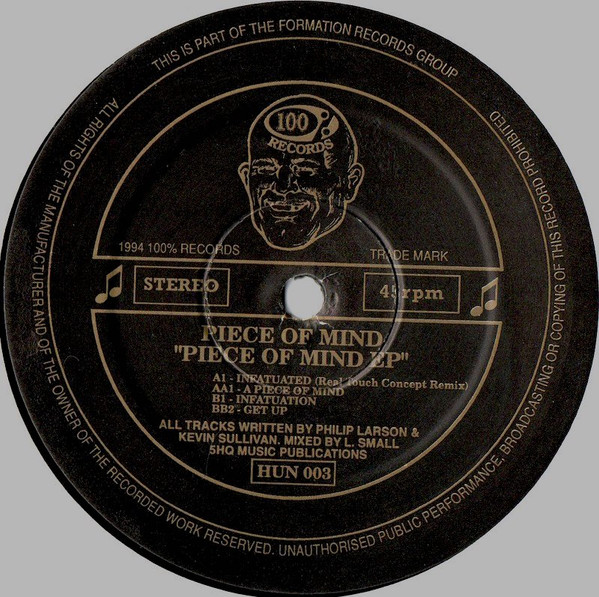 Piece Of Mind (7) — Piece Of Mind EP