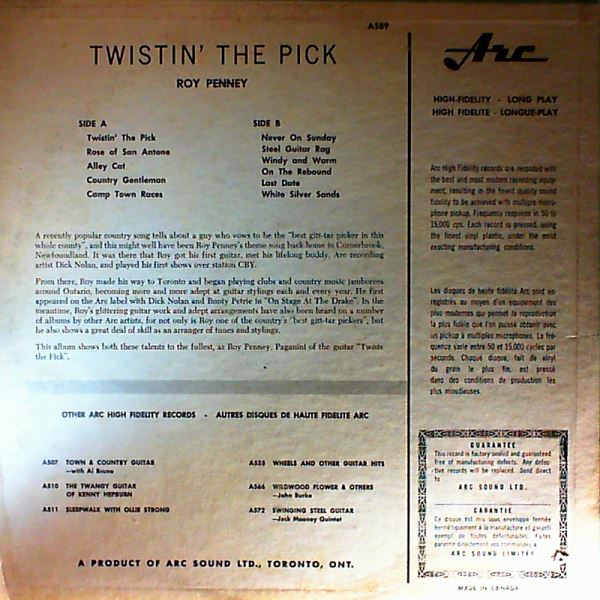 Penney Roy — Twistin' The Pick