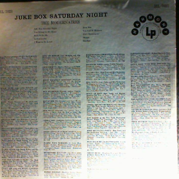 Modernaires — Juke Box Saturday Night