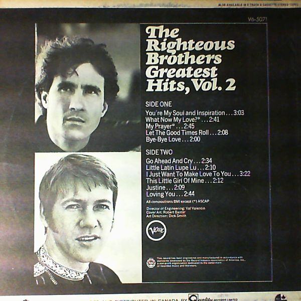 Righteous Brothers — Greatest Hits, Vol. 2