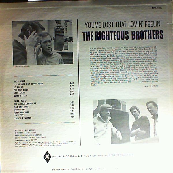Righteous Brothers — You've Lost That Lovin' Feelin'