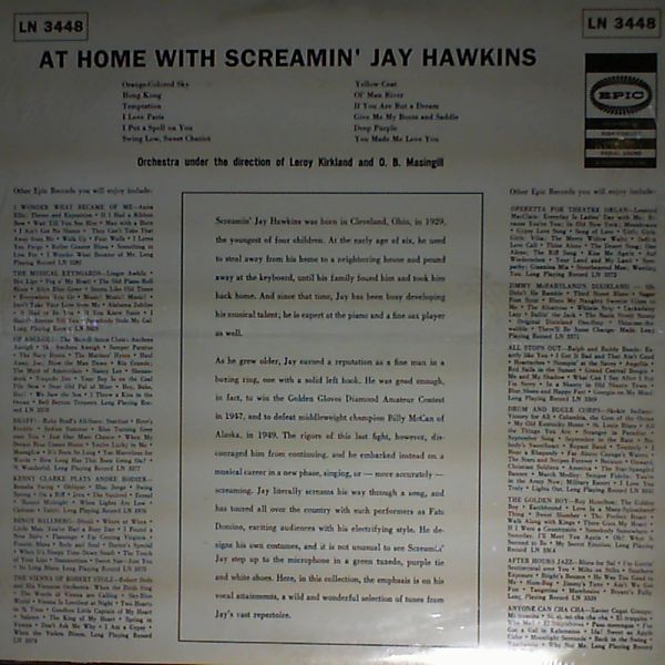 Screamin` Hawkins Jay — At Home With Screamin` Hawkins Jay