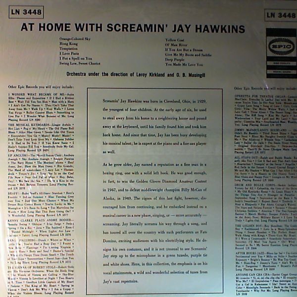 Screamin` Hawkins Jay — At Home Wth