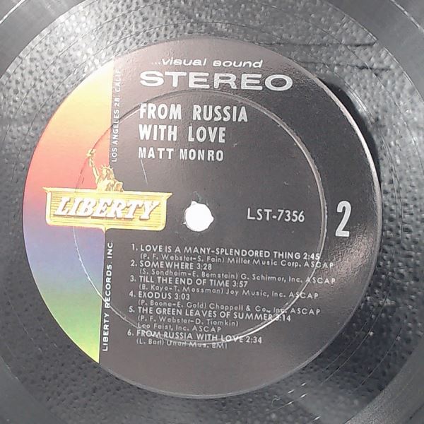 Monro Matt — From Russia With Love (Great Songs From The Movies)