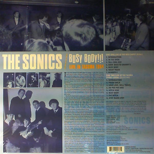 Sonics — Busy Body. Live in Tacoma 1964