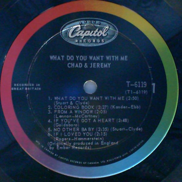 Stuart Chad & Clyde Jeremy (Chad & Jeremy) — What do you want with me?