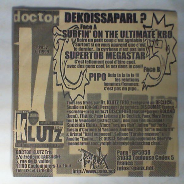Doctor Klutz Trio — Surfin` on the ultimate kro/Supertob megastar/Pipo