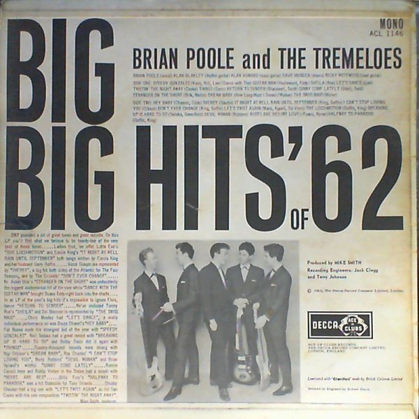 Tremeloes — Big Big Hits of `62