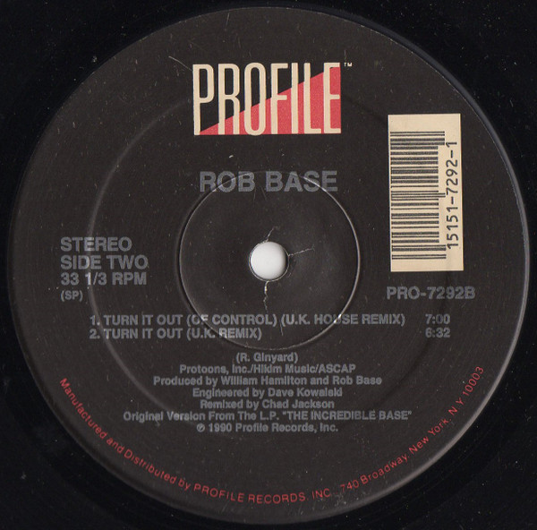 Rob Base — Get Up And Have A Good Time / Turn It Out