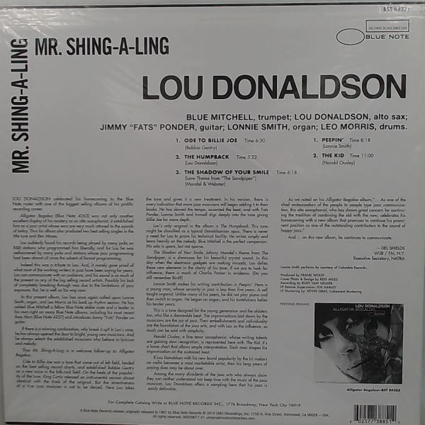 Donaldson Lou — Mr. Shing-A-Ling