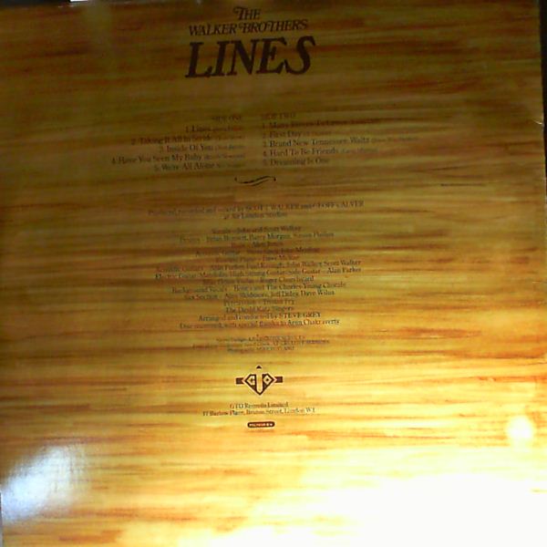 Walker Brothers — Lines