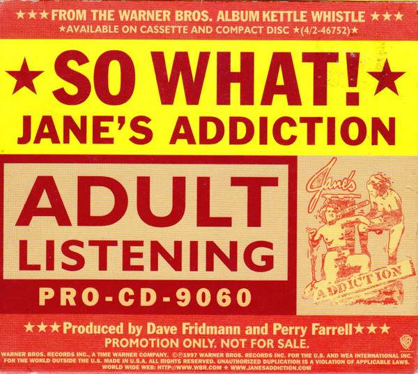 Jane's Addiction — So What! (Deep Red Remixes)