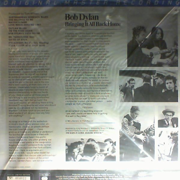 Dylan Bob — Bringing It All Back Home