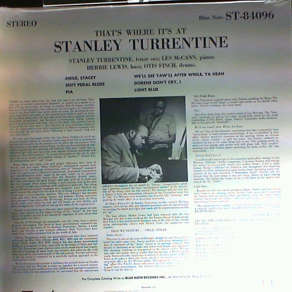 Stanley Turrentine — That’s Where It’s At