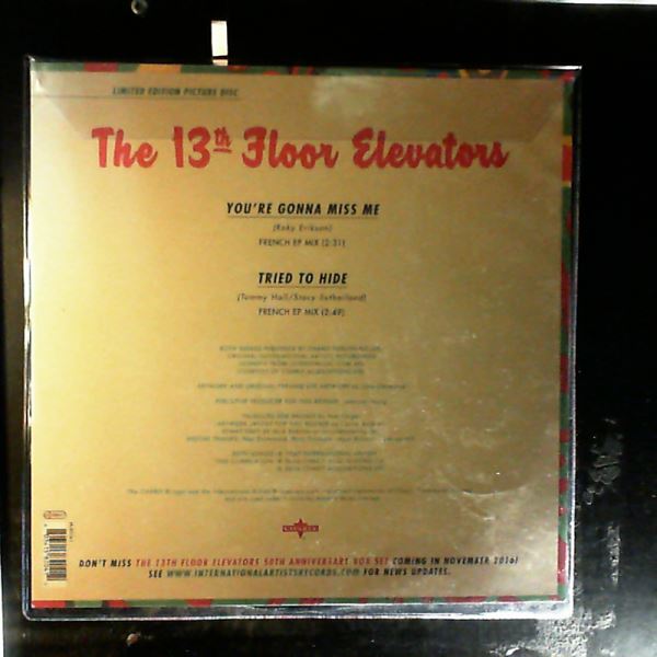 13Th Floor Elevators (Thirteenth Floor Elevators) — You're Gonna Miss Me / Tried To Hide