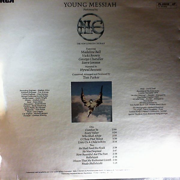 New London Chorale (MADELINE BELL,VICKI BROWN,TOM PARKER) — Young Messiah
