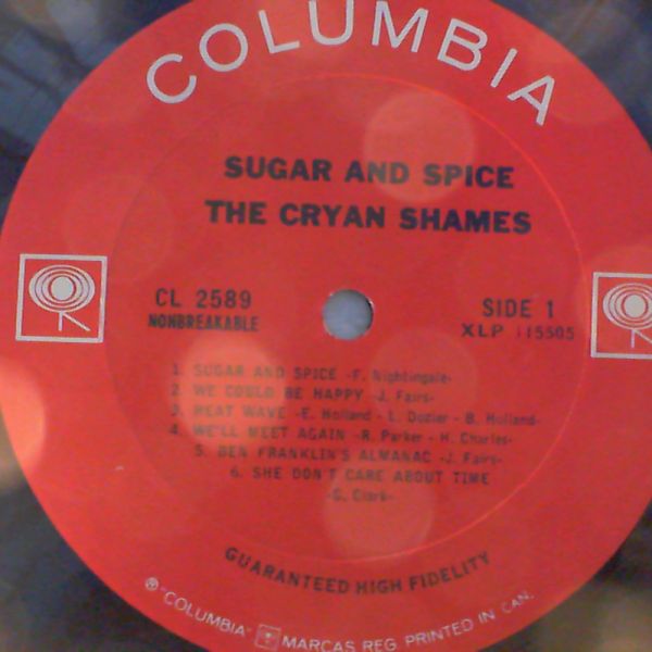 Cryan Shames — Sugar & Spice