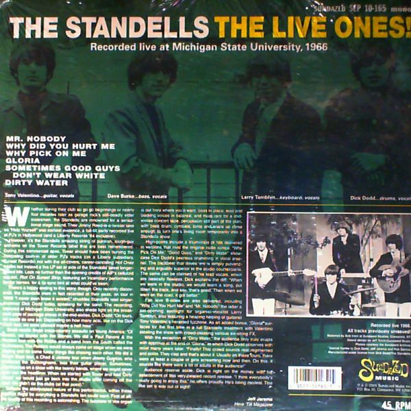 Standells — Live ones