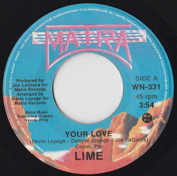 Lime (2) — Your Love (Re Mix)
