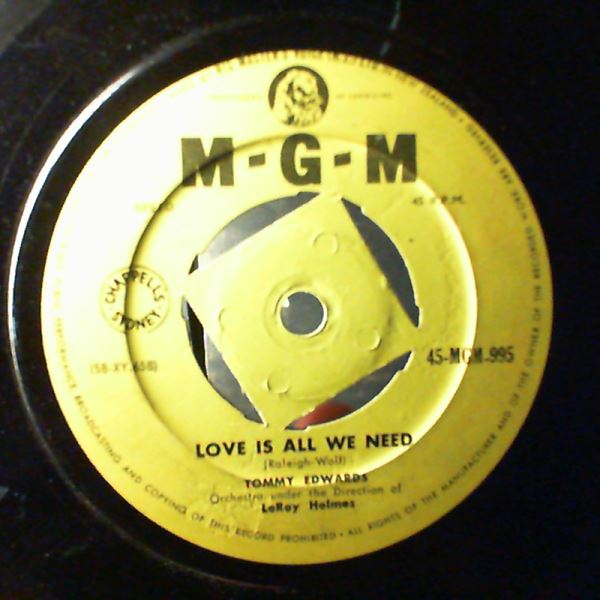 Edwards Tommy & Orchestra Holmes LeRoy — Love Is All We Need / Mr. Music Man