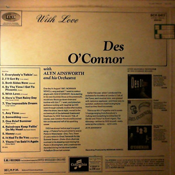O`Connor Des — With Love