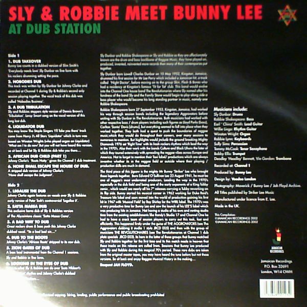 Sly & Robbie Meet Bunny Lee — At Dub Station