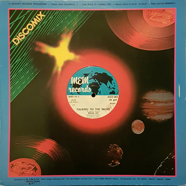 Brian Ice — Talking To The Night