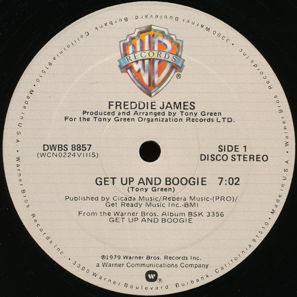 Freddie James — Get Up And Boogie (Long Version)