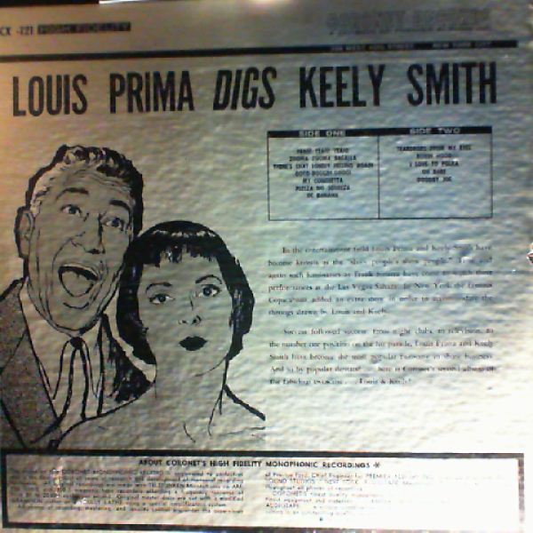 Prima Louis & Smith Keely — Prima Louis Digs Smith Keely