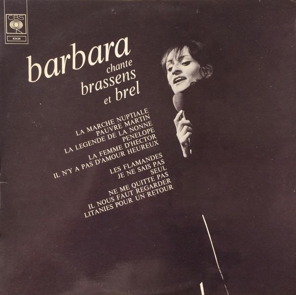 Barbara — Barbara Chante Brassens Et Brel