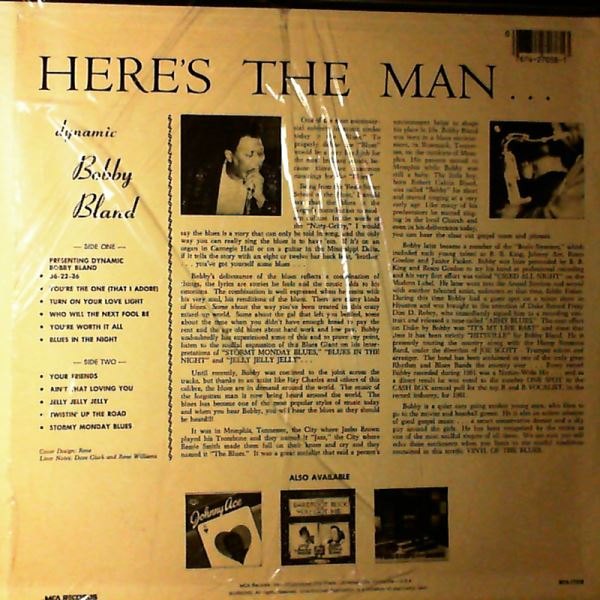 Bland Bobby — Here's The Man