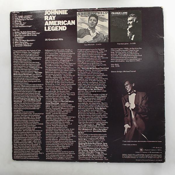 Ray Johnnie — American Legend - 16 Greatest Hits