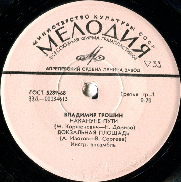 Владимир Трошин — Накануне Пути