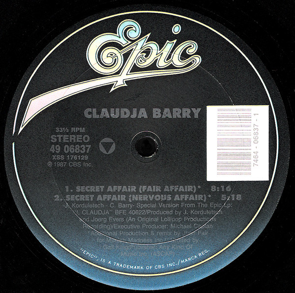 Claudja Barry — Secret Affair