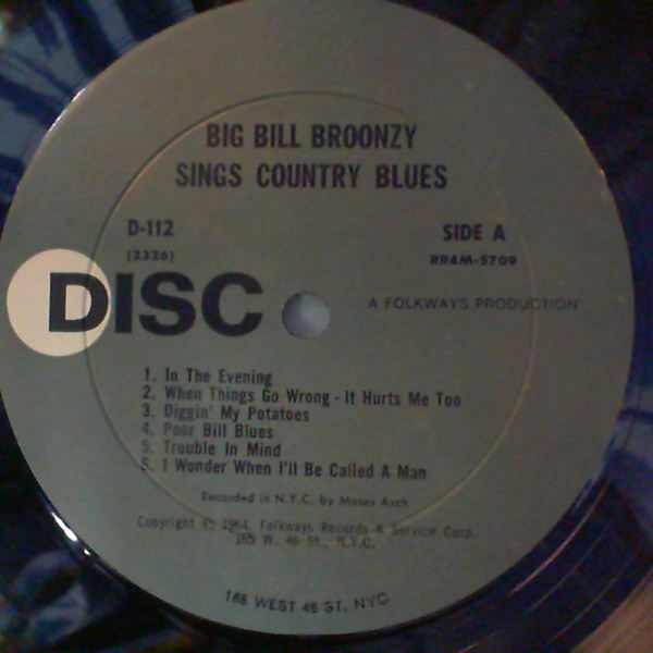 Broonzy Bill Big — Sings Country Blues