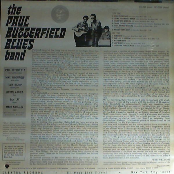 Butterfield Paul Band — Butterfield Paul Band