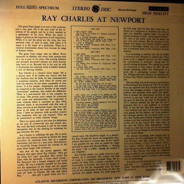 Ray Charles — At Newport